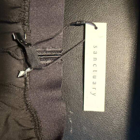 Sanctuary The Fixer Velvet Cargo Joggers, Black, SZ L, NWT - Picture 12 of 13